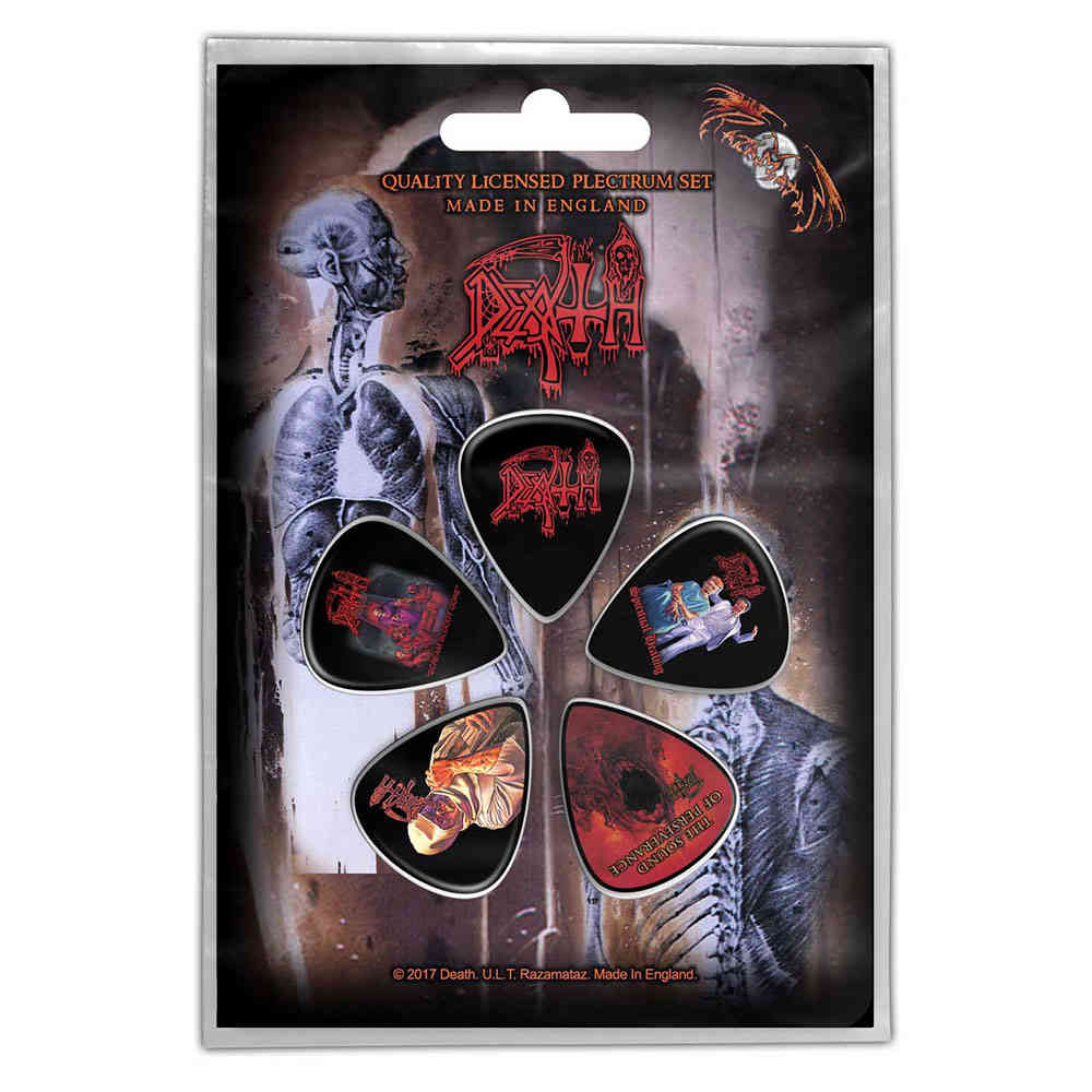 Death - Albums Plectrum - Set of 5 - Multicolours